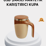 Şarjlı Otomatik Karıştırıcı Kupa Manyetik Mix Kupa Paslanmaz Çelik İç Astar - Vipsepet