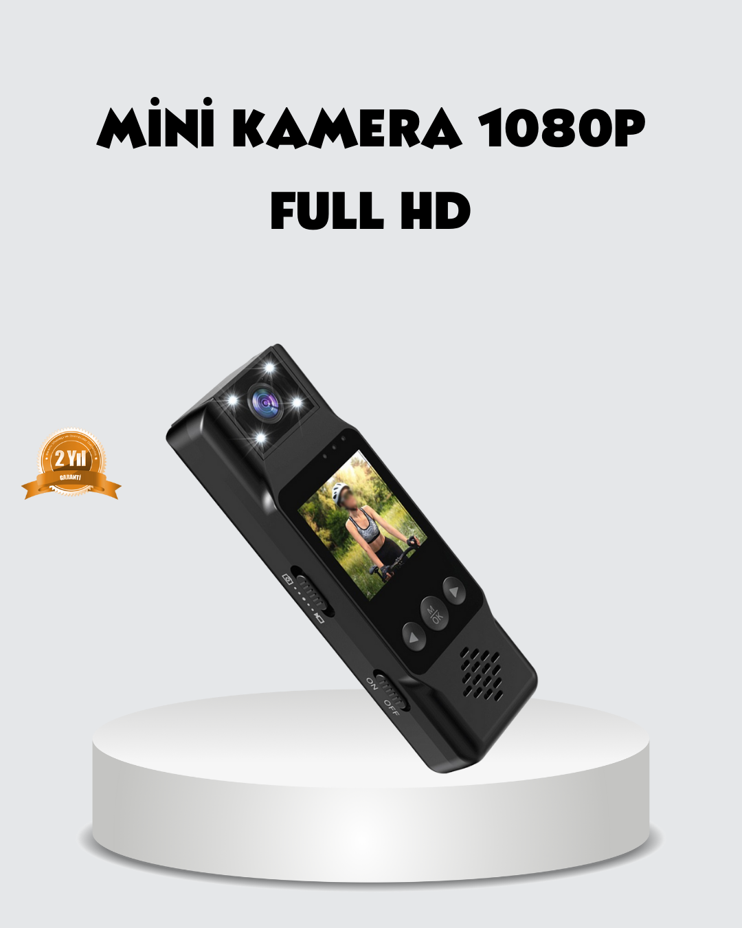 3-192 180 Derece Dönebilen Mini Kamera Full HD TFT Ekran Hareket Sensörlü - Vipsepet - Görsel 1