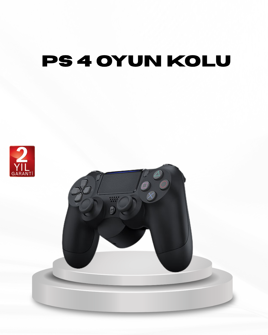 3-193 PS4 Kablosuz Oyun Kolu V2 – Bluetooth Bağlantılı, Titreşimli, PC ve Mobil Uyumlu - Vipsepet - Görsel 1