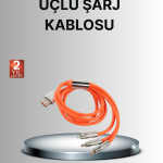 Dayanıklı Hızlı Şarj Kablosu – Esnek, Kırılmaz ve Yüksek Hızlı Veri Aktarım Destekli - Vipsepet
