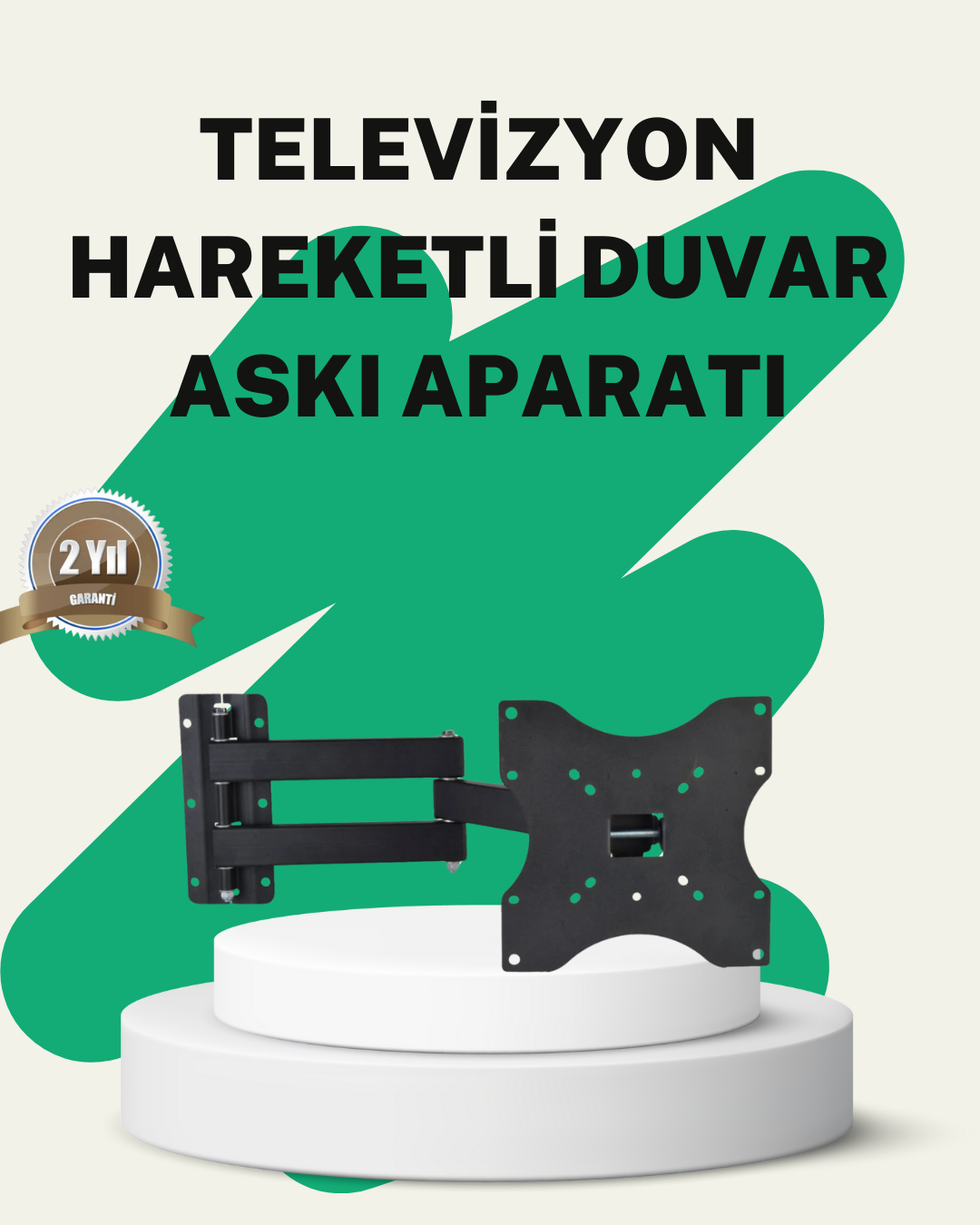 3-20 22–49 İnç TV Uyumlu Hareketli Duvar Askı Aparatı - Vipsepet - Görsel 1