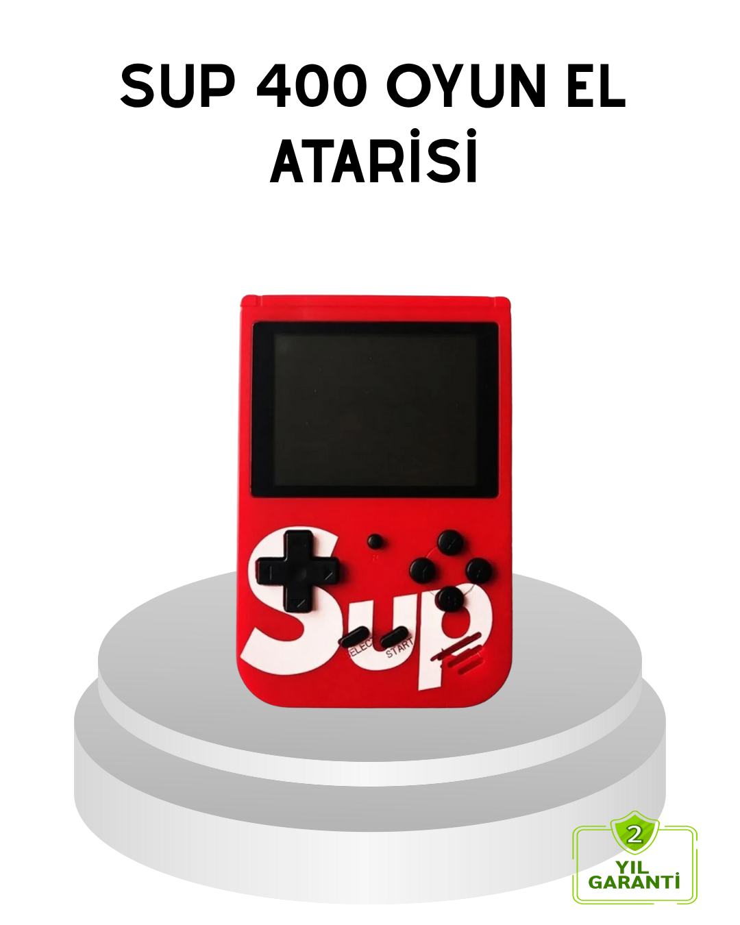 3-202 SUP Retro El Konsolu – 500 Oyun, TV Bağlantılı, 3 İnç Ekranlı Şarjlı Mini Atari - Vipsepet - Görsel 1