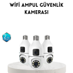 Ampul Tipi WiFi Kamera 2MP Lensli Full HD Görüntü ve Akıllı Hareket Algılama - Vipsepet