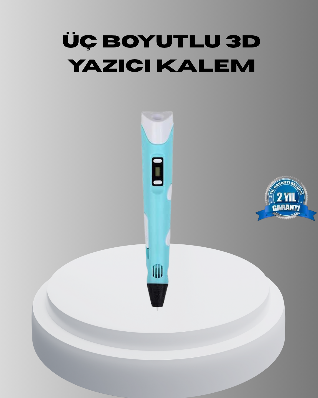 3-225 3D Yazıcı Kalem Taşınabilir FDM Teknolojili ve Çok Amaçlı Kullanımlı - Vipsepet - Görsel 1