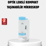 Taşınabilir Eğitim Mikroskobu 80X–200X LED Işıklı ve Darbeye Dayanıklı - Vipsepet