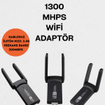 Realtek Chipsetli 5G Destekli Yüksek Hızlı Ağ Adaptörü - Vipsepet