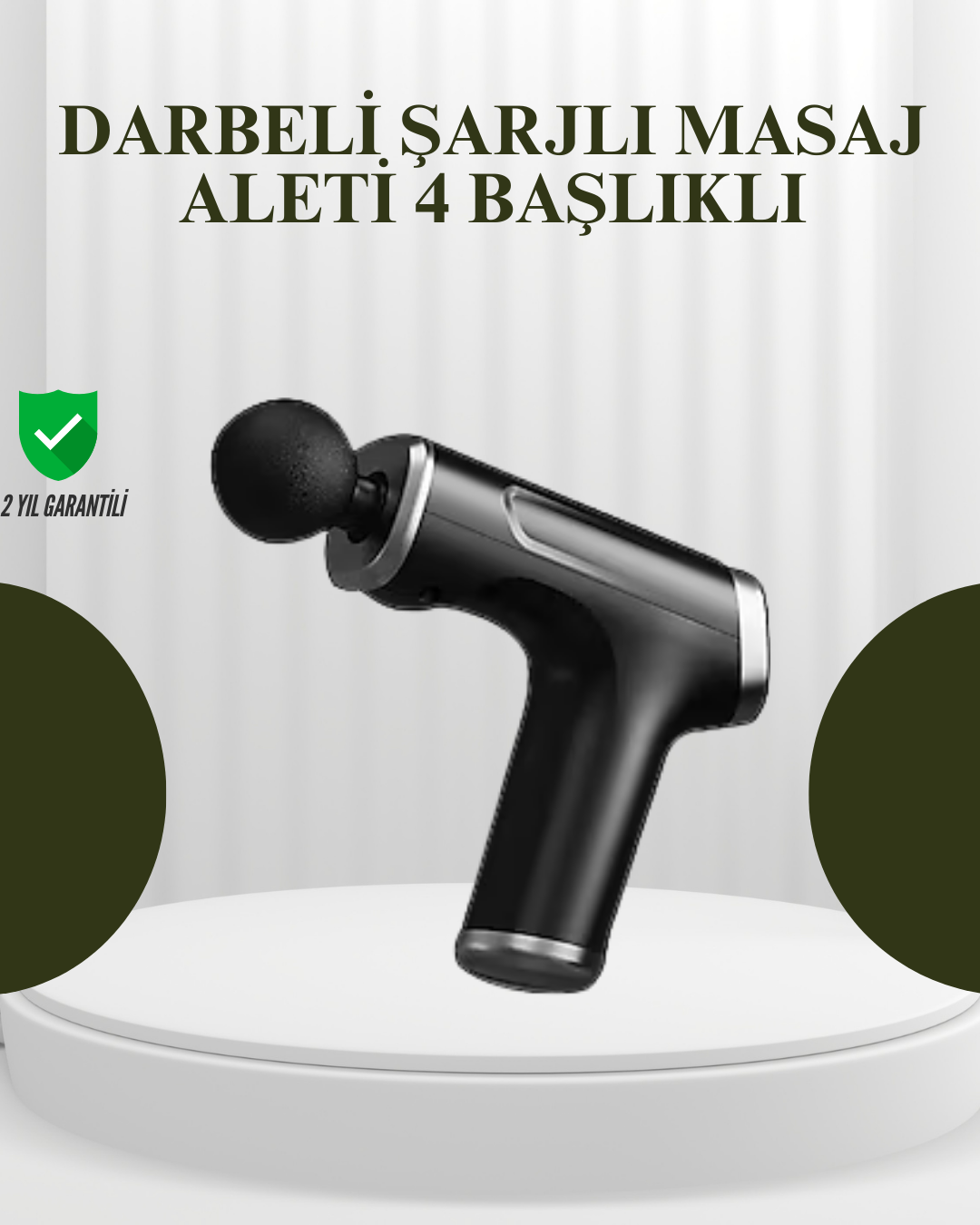 3-28 Sporcu Masaj Tabancası Derin Doku Rahatlatıcı - Vipsepet - Görsel 1