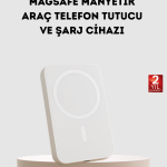5000mAh Manyetik Powerbank – iPhone Serisi İçin Taşınabilir Kablosuz Şarj Cihazı - vipsepet