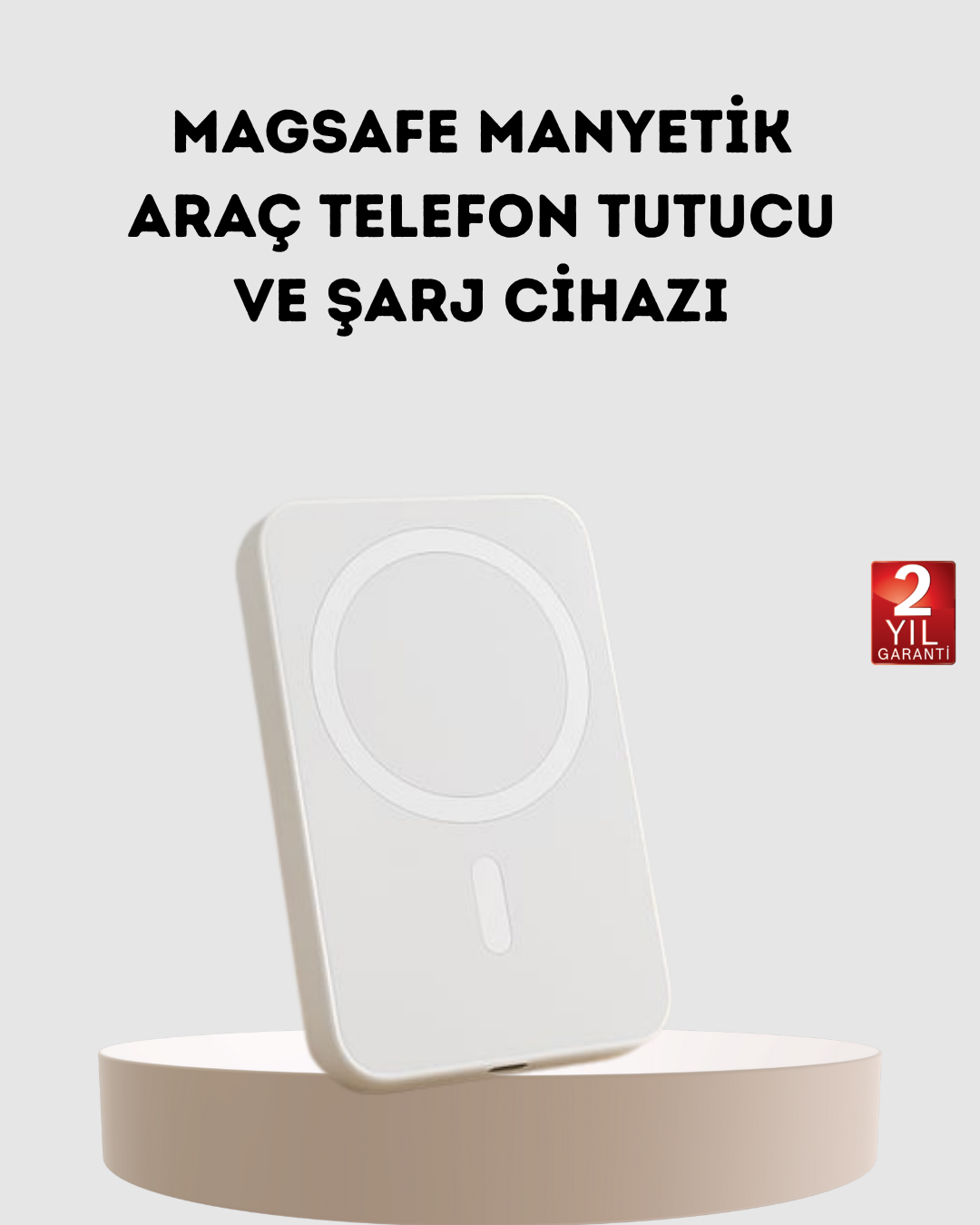 3-29 5000mAh Manyetik Powerbank – iPhone Serisi İçin Taşınabilir Kablosuz Şarj Cihazı - vipsepet - Görsel 1