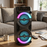 Taşınabilir Bluetooth Hoparlör RGB Işık Efektli Stereo Ses - Vipsepet
