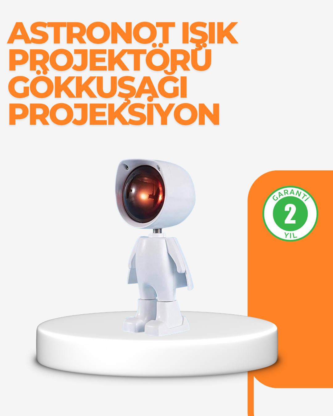 3-33 USB Şarjlı Taşınabilir Gün Batımı Projektör Lambası - Vipsepet - Görsel 1