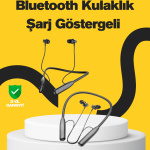 Y12 Bluetooth Boyun Bantlı Kulaklık – 100 Saat Pil, Bluetooth 5.3, Dokunmatik Kontrol - Vipsepet
