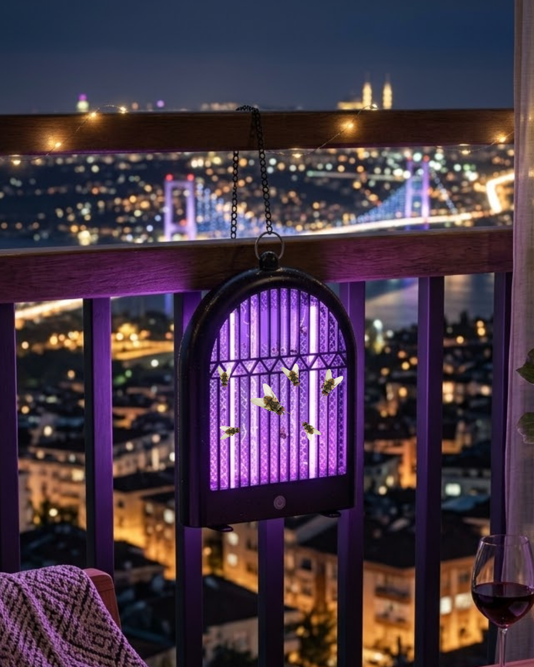 3-37 Elektrikli Sivrisinek Öldürücü UV Lamba Sessiz ve Taşınabilir - Vipsepet - Görsel 1