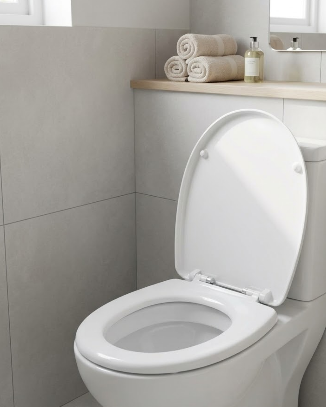 3-38 Dayanıklı Klozet Kapağı Universal Model Kolay Kurulum Hijyenik Banyo Ürünü - Vipsepet - Görsel 1