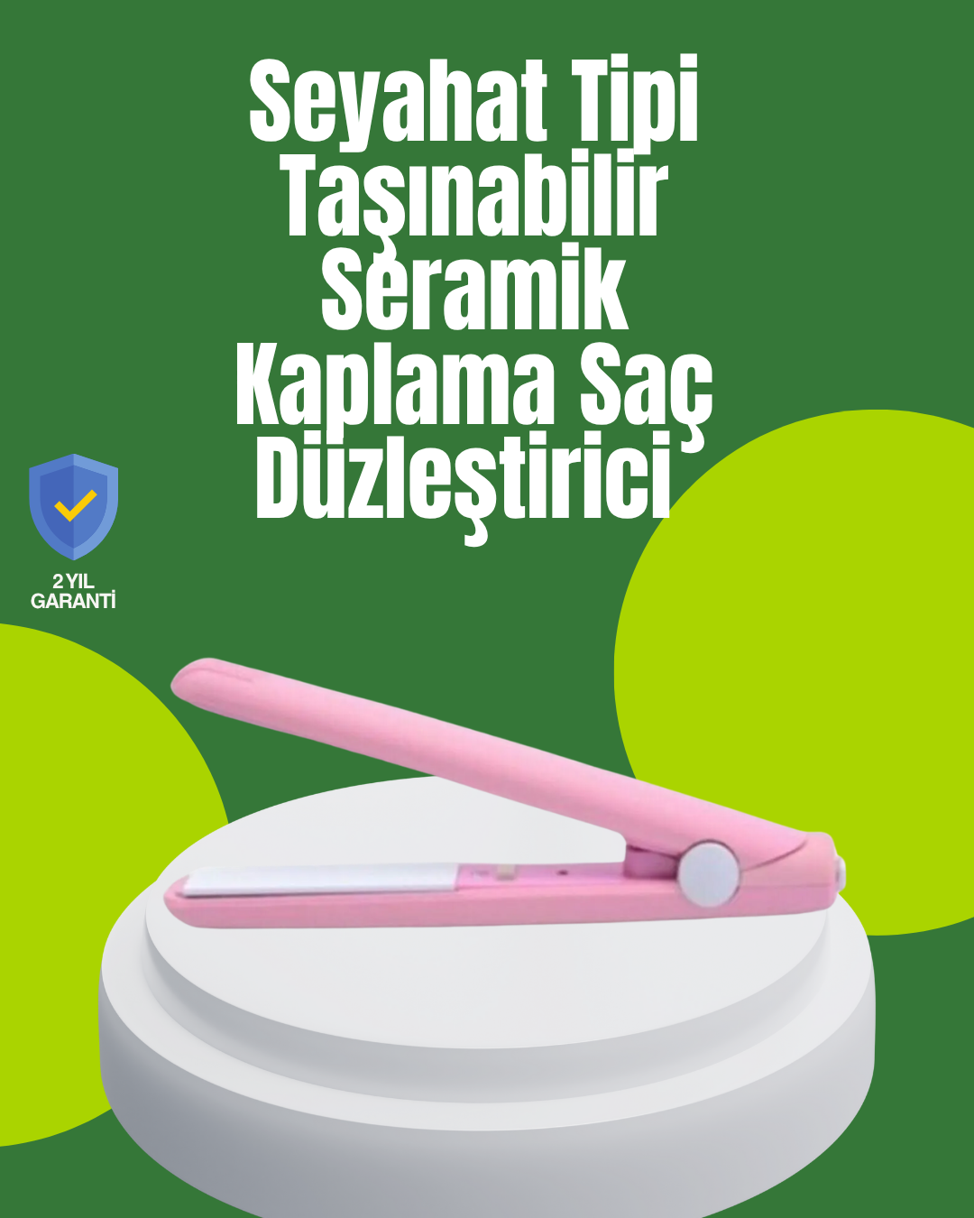 3 Yüzer Plakalı Kompakt Bukle Maşası – Elastik Tutuculu, Saç Dostu Profesyonel Tasarım - Vipsepet - Görsel 1
