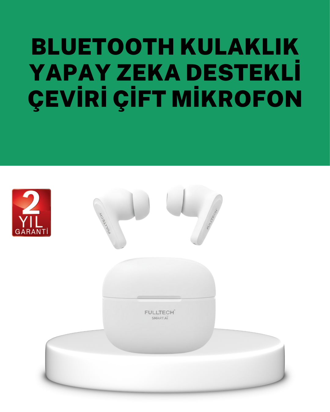 3-41 Gerçek Zamanlı Çeviri Özellikli Kablosuz Kulaklık Profesyonel Kullanım - vipsepet - Görsel 1