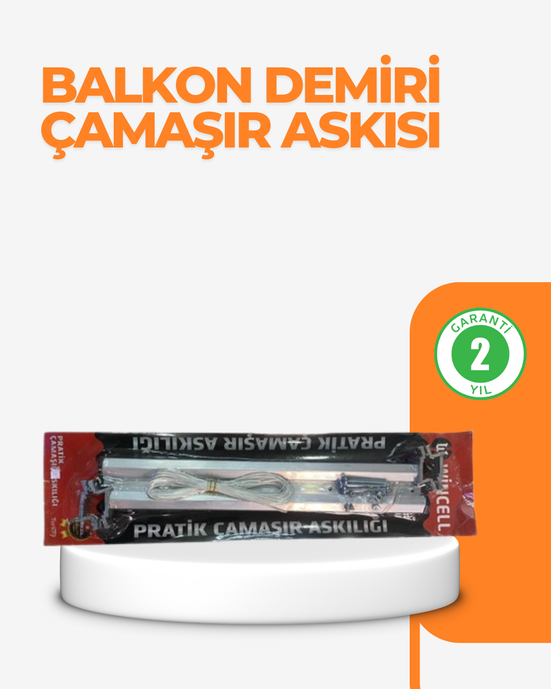 3-45 25x60 cm Çamaşır Askılığı Kare Balkon Demiri İçin Dayanıklı Tasarım - Vipsepet - Görsel 1