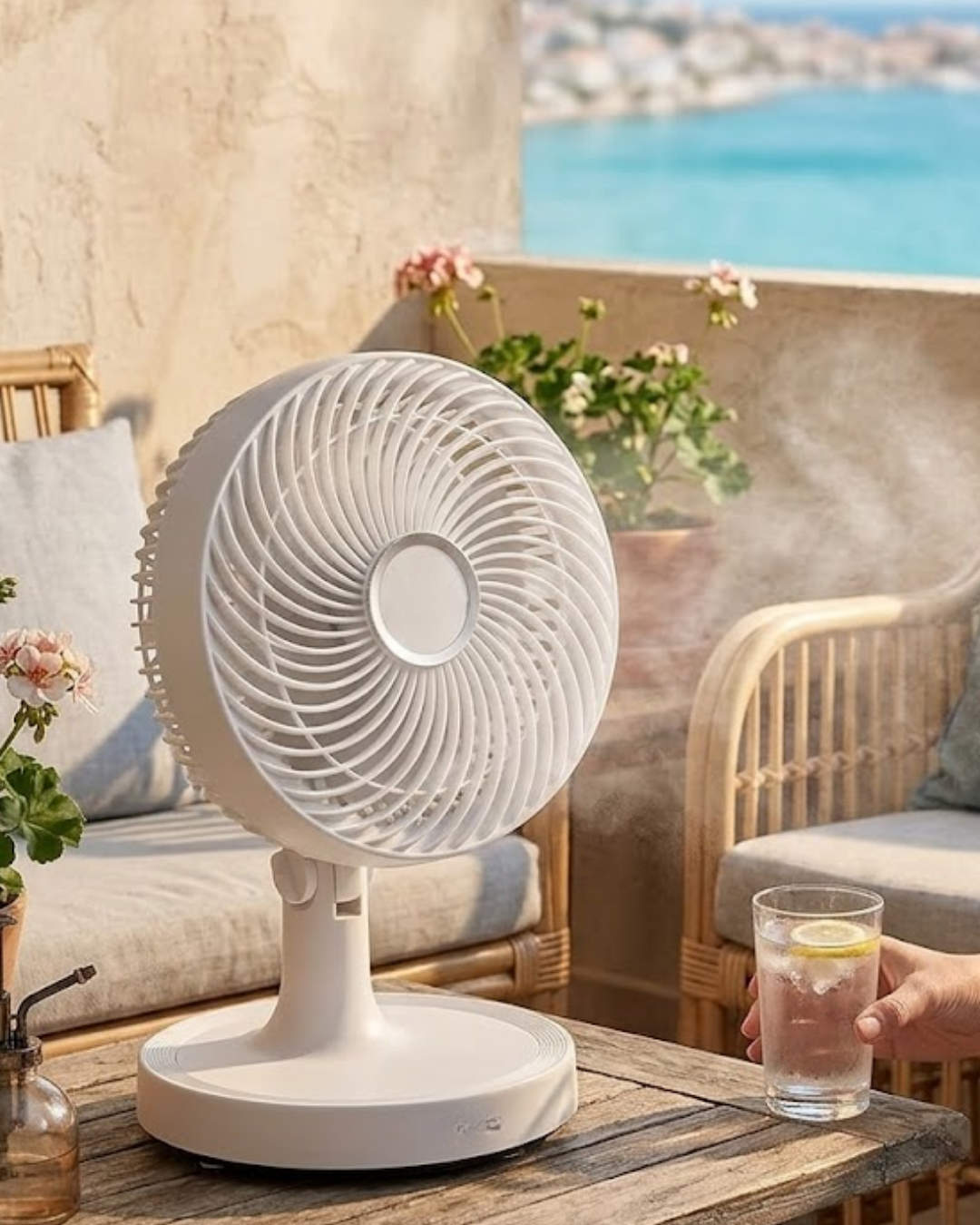 3-46 2200 RPM Mini Masaüstü Vantilatör Sessiz ve Güçlü Hava Akışlı Fan - Vipsepet - Görsel 1