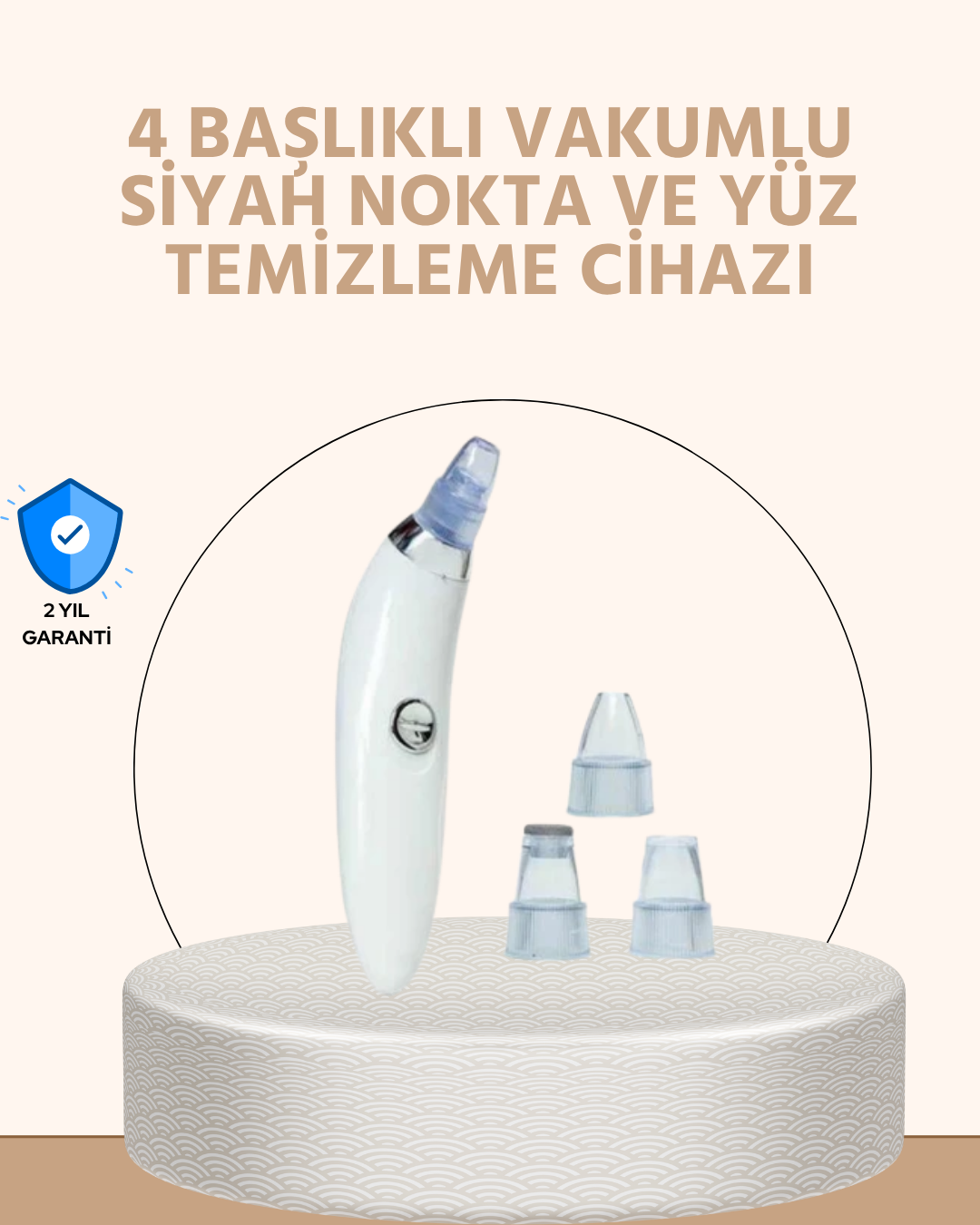 3-48 Güçlü Vakumlu Siyah Nokta Temizleyici – Cilt Pürüzlerini Gideren - Vipsepet - Görsel 1