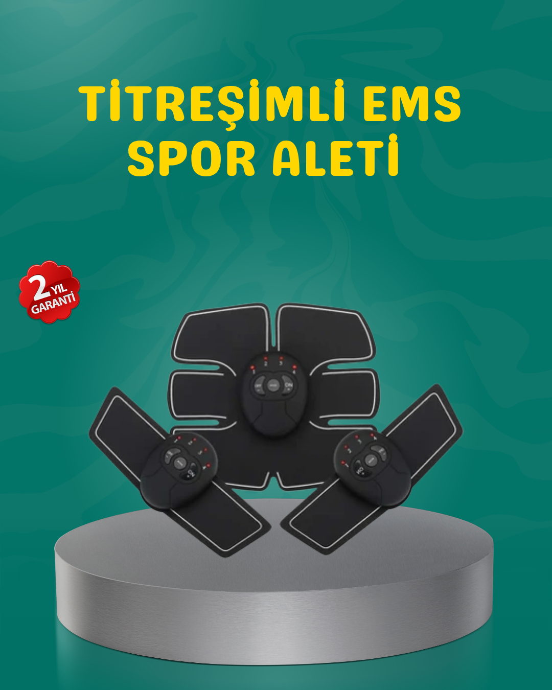 3-49 EMS Titreşimli Spor Cihazı Kas Geliştirme ve Yağ Yakma 2025 Seri Orijinal - Vipsepet - Görsel 1