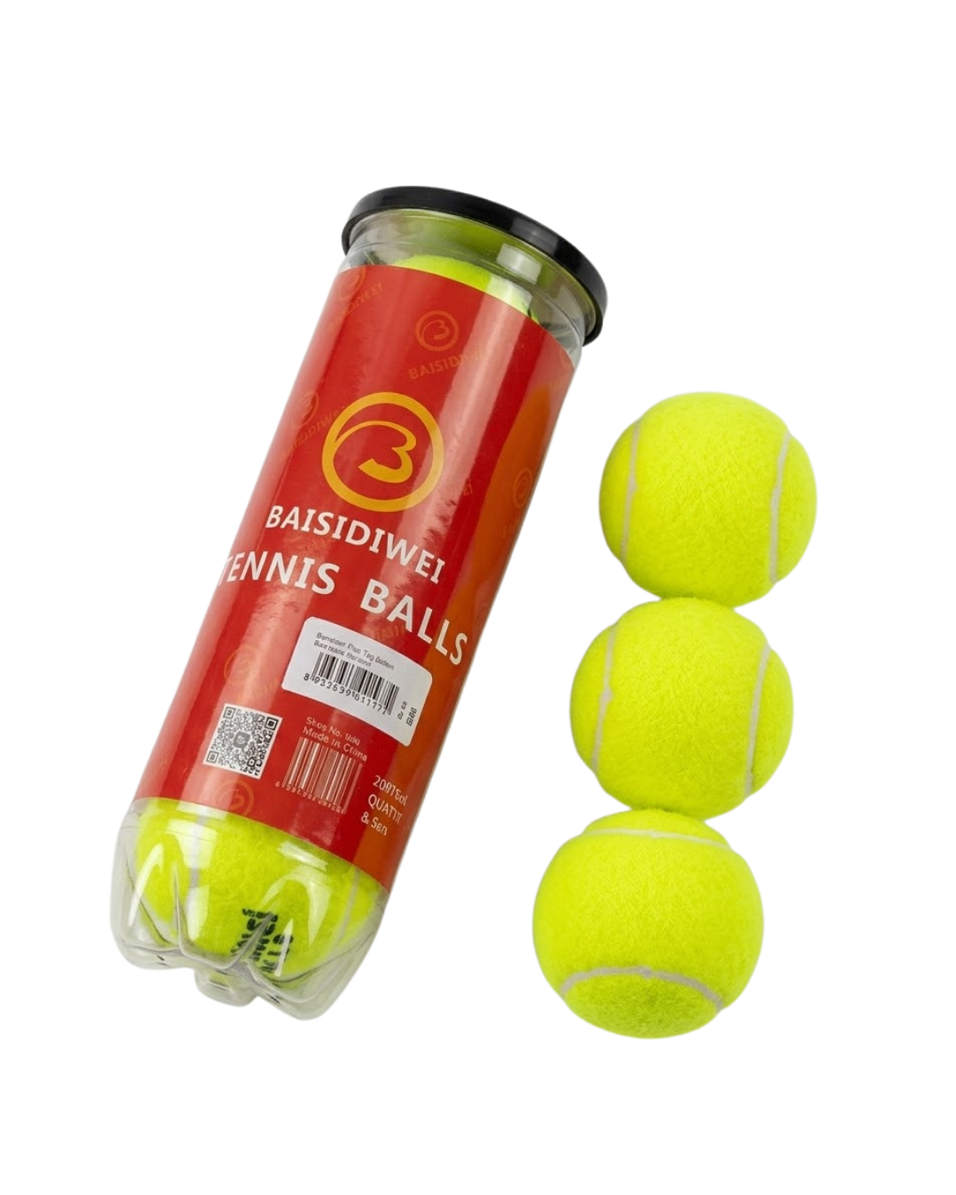 3-52 3’lü Tenis Topu Seti Spor ve Eğlence İçin Dayanıklı Toplar - Vipsepet - Görsel 1