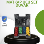 Ahşap Metal Beton Delme Uç Seti Organizerli Karbon Çelik Matkap Ucu - Vipsepet
