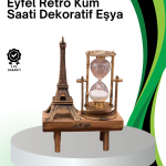 Dekoratif Kum Saati – Ahşap Malzeme, Hediyelik Masa Aksesuarı - Vipsepet