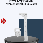 Çocuk Güvenliği İçin Cam Pencere Kilidi 3 Adet - Vipsepet