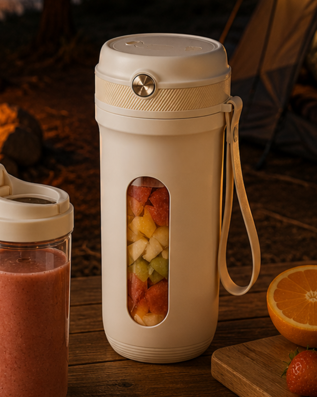 3-54 Kablosuz Taşınabilir Blender Güçlü Motorlu Meyve Sıkıcı ve Smoothie Hazırlayıcı - Vipsepet - Görsel 1