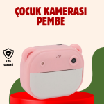 Çocuklar İçin Şipşak Yazıcı Kamera 24MP HD Çift Lensli Termal Baskılı - Vipsepet