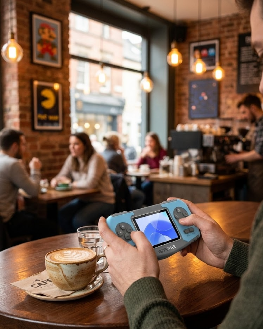 3-6 Taşınabilir Game Console Dahili Oyunlu TV Bağlantılı Şarjlı Retro Oyun Konsolu - Vipsepet - Görsel 1
