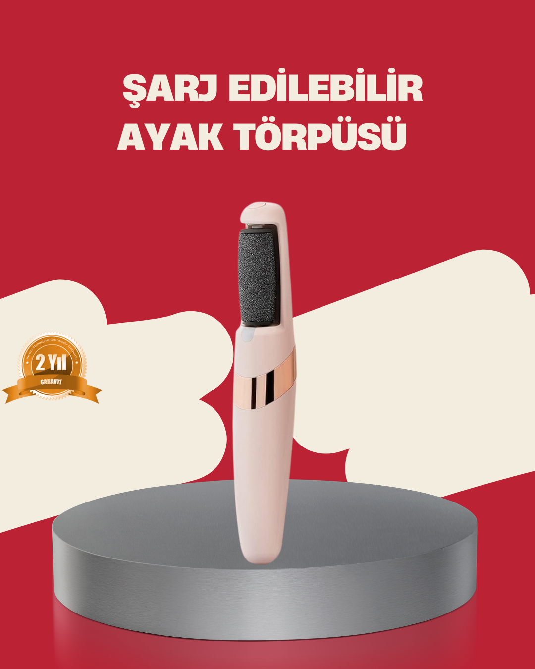 3-61 360° Etkili Elektrikli Ayak Bakım Aleti Nasır Giderici - Vipsepet - Görsel 1