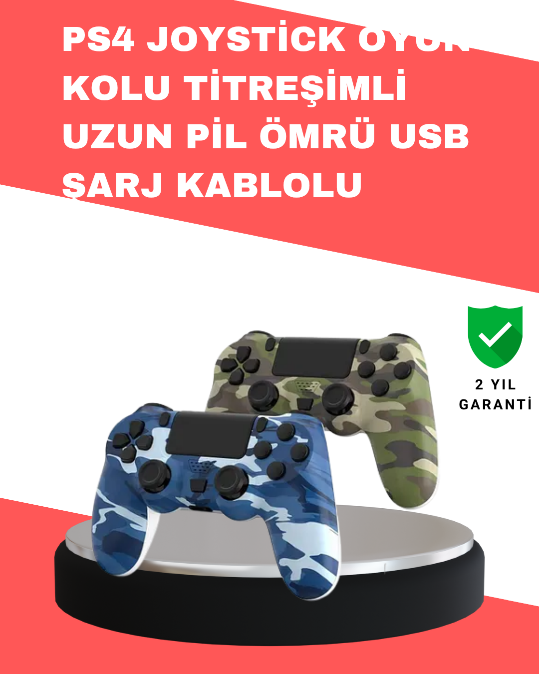 3-62 Dahili Hoparlör ve Kulaklık Girişli Oyun Kolu – Kişisel ve Ortak Ses Deneyimi - Vipsepet - Görsel 1