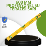 Hassas Ölçüm Sağlayan 600 mm Sarı Su Terazisi - Vipsepet