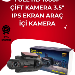 Otomatik Kayıtlı Full HD Araç Kamerası – Döngüsel Kayıt ve Hareket Algılama - Vipsepet