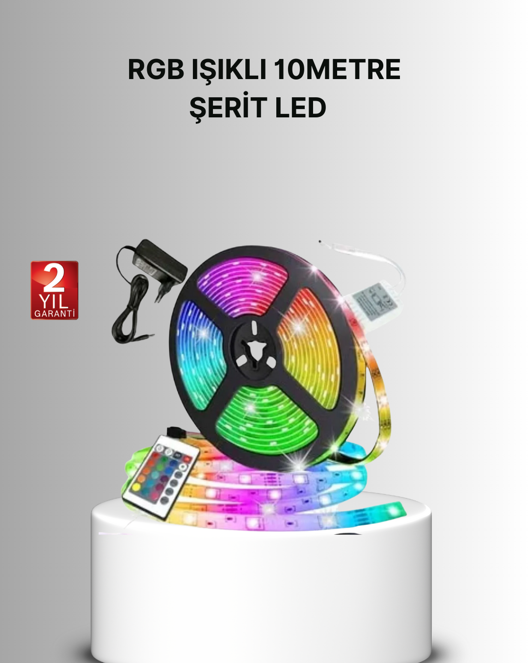 3-64 Uzaktan Kumandalı RGB Smart Şerit LED Işık Esnek ve Taşınabilir Dekorasyon - Vipsepet - Görsel 1
