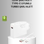 120W Mi Turbo Akıllı Tanıma Çipli Hızlı Şarj Cihazı Taşınabilir ve Dayanıklı - Vipsepet