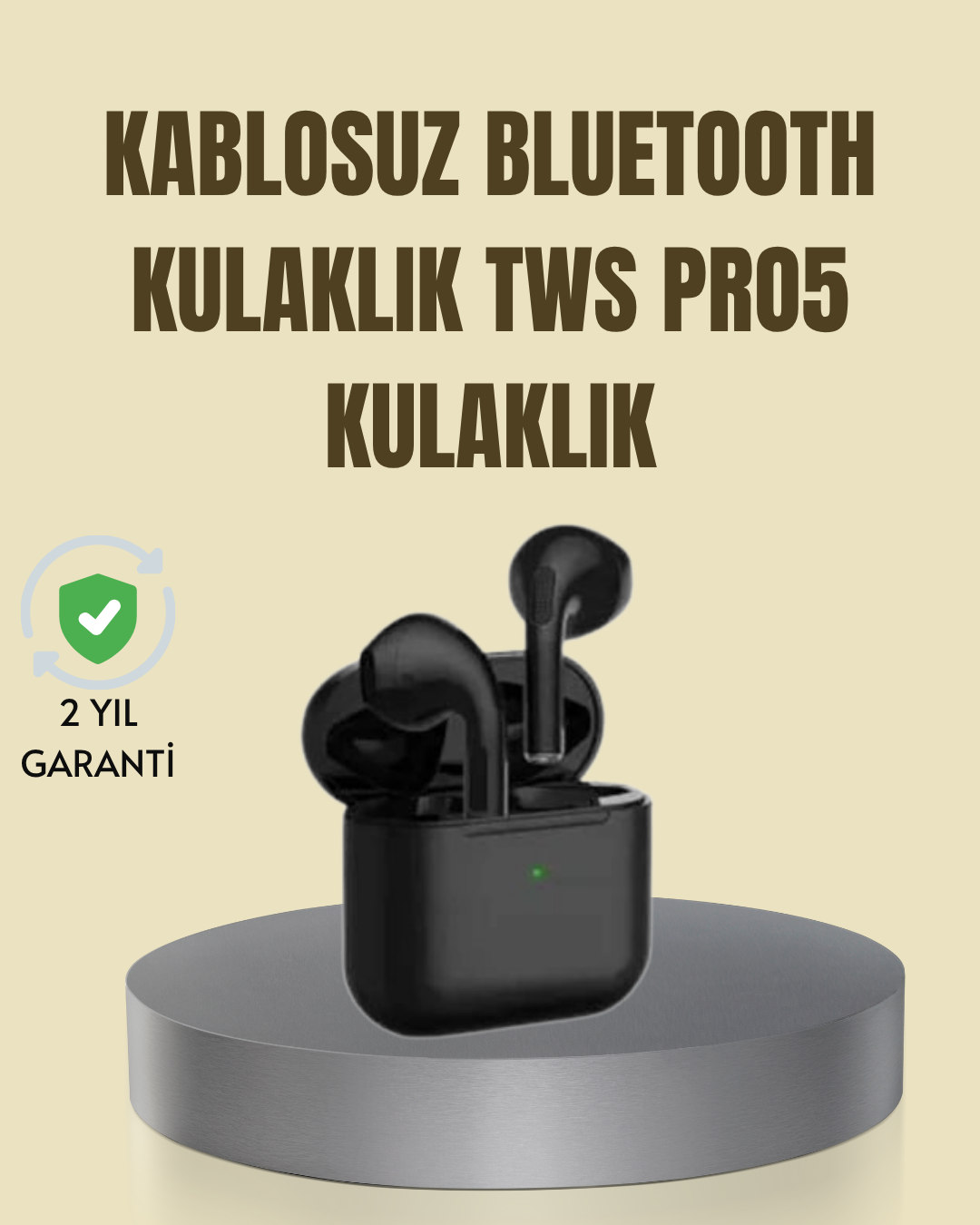 3-68 Bluetooth 5.1 Teknolojili TWS Pro 5 – Güçlü ve Kararlı Bağlantı - vipsepet - Görsel 1