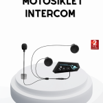 BT22 Kablosuz Kask Kulaklığı – Bluetooth 5.0, Intercom, Su Geçirmez ve Uzun Ömürlü Batarya - vipsepet