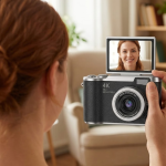 4K Video Çekim Özellikli Dijital Kamera 48 MP 8X Zoom ve 180 Derece Döner Ekranlı - Vipsepet