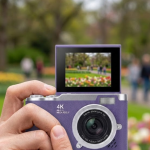 48 MP Dijital Fotoğraf Makinesi 4K Video Flip Ekranlı Kompakt - Vipsepet