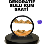Şeffaf Dekoratif Kum Saati – Dayanıklı Gövde, Minimalist Stil, Masa ve Vitrin Aksesuarı - Vipsepet