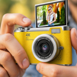 Yüksek Çözünürlüklü 48 MP Kamera 4K Video Çekim Selfie Vlog Fotoğraf Makinesi - Vipsepet