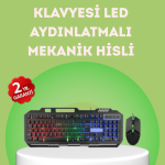 Gaming Klavye ve Mouse Seti PG8018 – Dayanıklı Tuşlar, Hızlı Komut - Vipsepet
