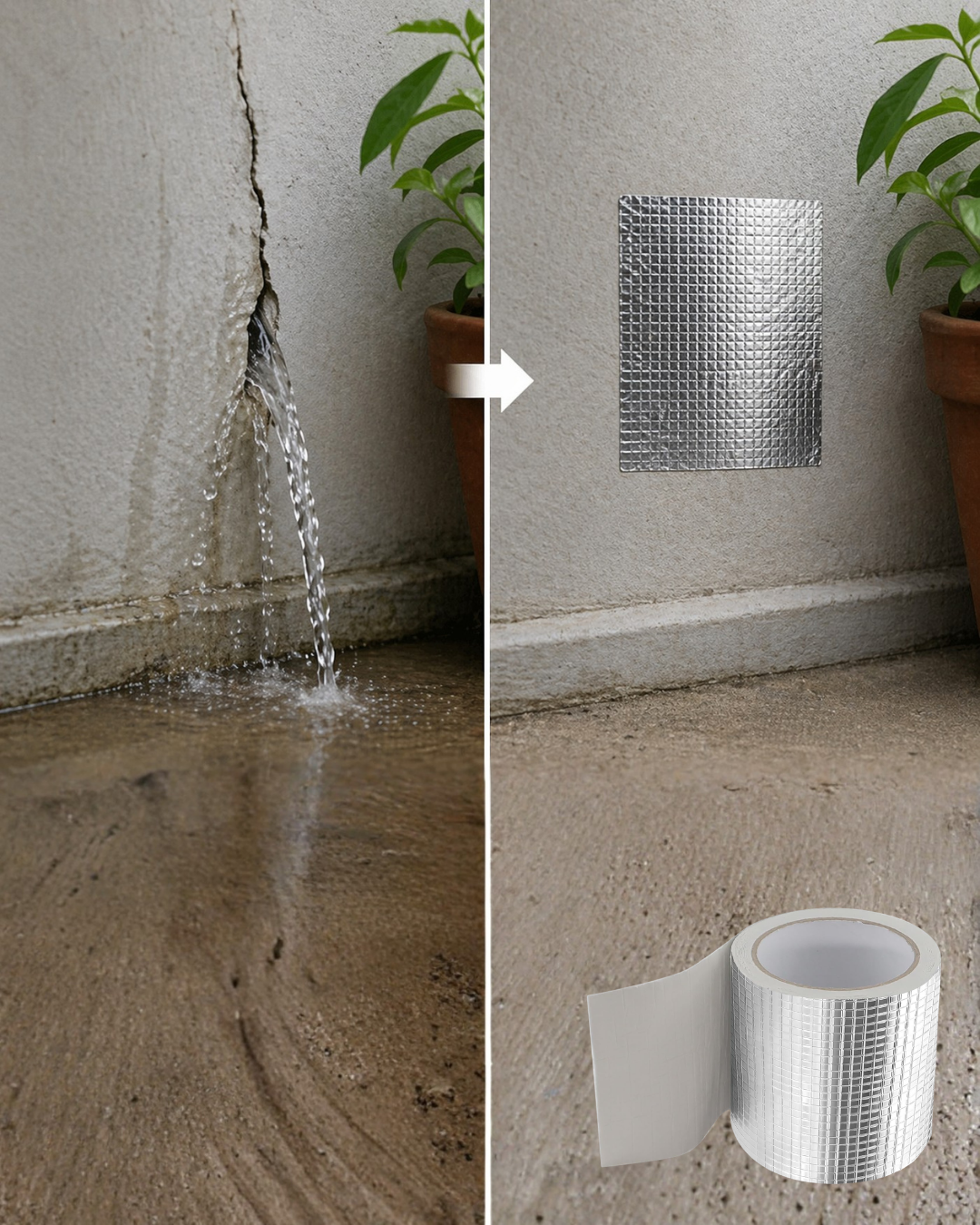 3-78 96mm Geniş Tamir Bandı 2 Metre Çatı Boru Balkon Sızdırmaz Onarım Bandı - Vipsepet - Görsel 1
