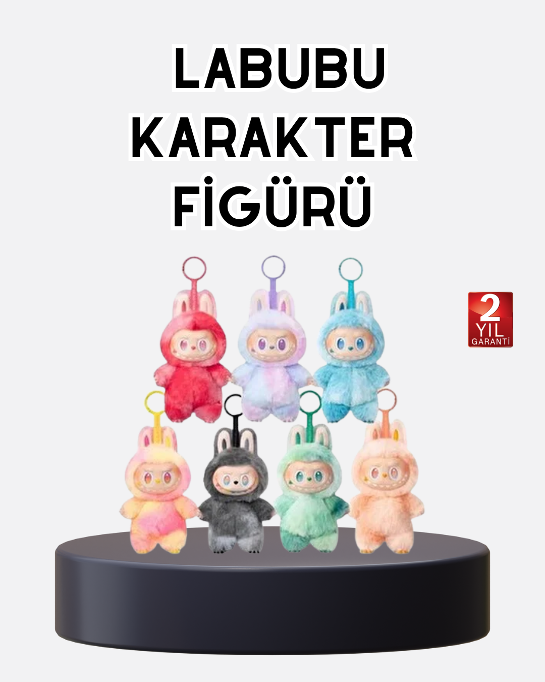 3-80 Labubu Koleksiyonluk Peluş Oyuncak – Yumuşak Kumaşlı, Dekoratif Tasarım, Hediyelik - Vipsepet - Görsel 1