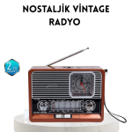 Dekoratif Vintage Radyo – Klasik Görünüm, Modern Fonksiyon ve Uzun Ömürlü Kullanım - Vipsepet