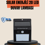 4 Modlu Solar LED Bahçe ve Garaj Lambası - Vipsepet