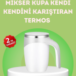 Elektrikli Otomatik Karıştırıcı Kupa – 304 Paslanmaz, USB Şarjlı, Taşınabilir - Vipsepet