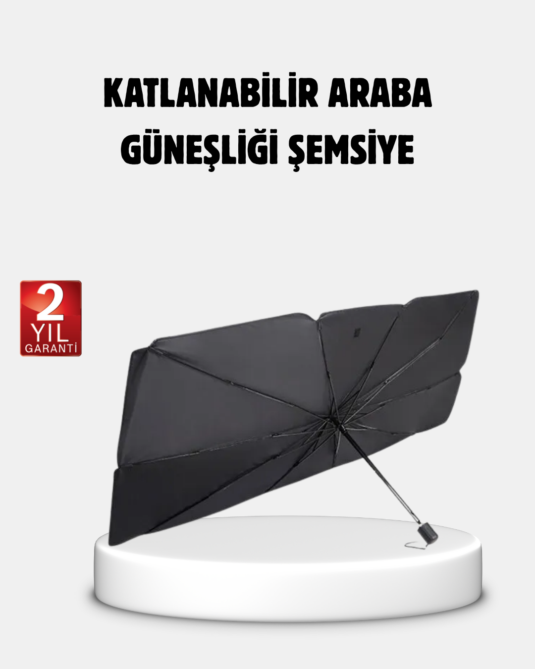 3-91 360° Ayarlanabilir Ön Cam Güneşliği – Pratik Kullanım ve Dayanıklı Yapı - vipsepet - Görsel 1
